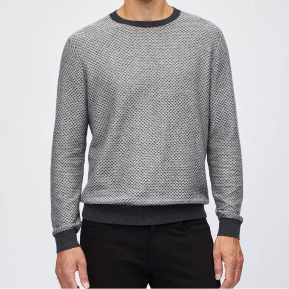 Bonobos Grey Cotton Crewneck Sweater